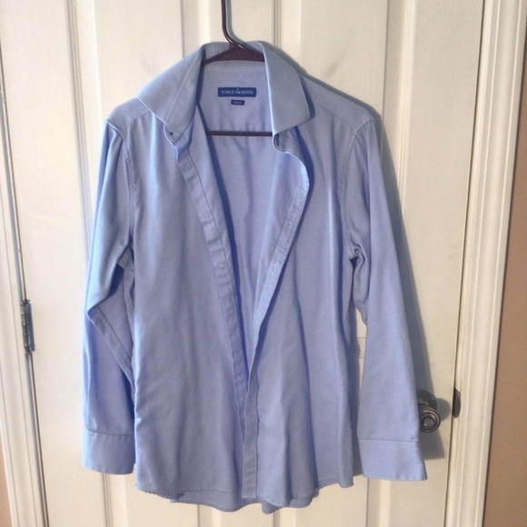 Vince Camuto Sky Blue‎ Slim Fit Button Down Shirt - Picture 1 of 8